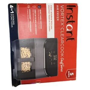 Instant Pot Vortex 5 Quart: The Ultimate 4-in-1 Air Fryer with Clear Cook Window